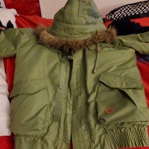 WeSC military winter coat